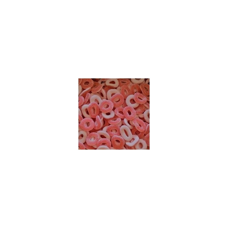 DULCEPLUS Anneaux fraise 100g