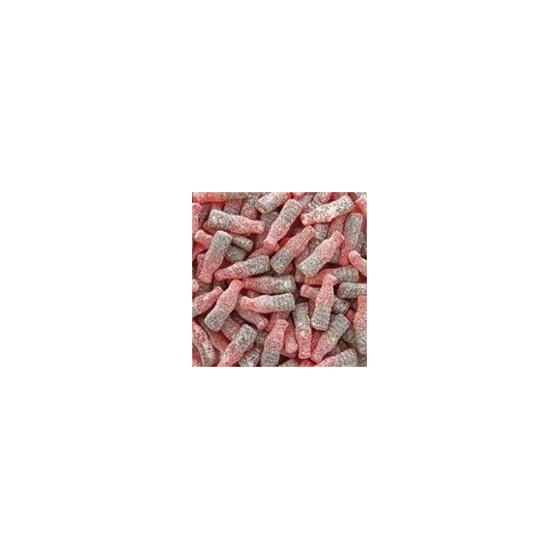 DULCEPLUS Bouteilles de cherry cola sucrés 100g DULCEPLUS Bouteilles de cherry cola sucrés 100g