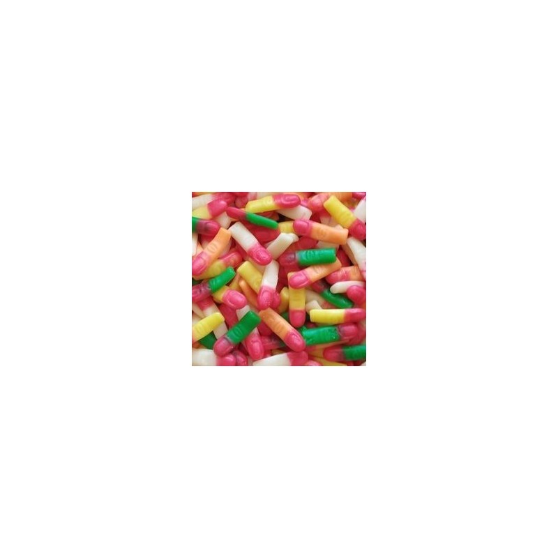 DULCEPLUS Doigts assortis lisses 100g DULCEPLUS Doigts assortis lisses 100g