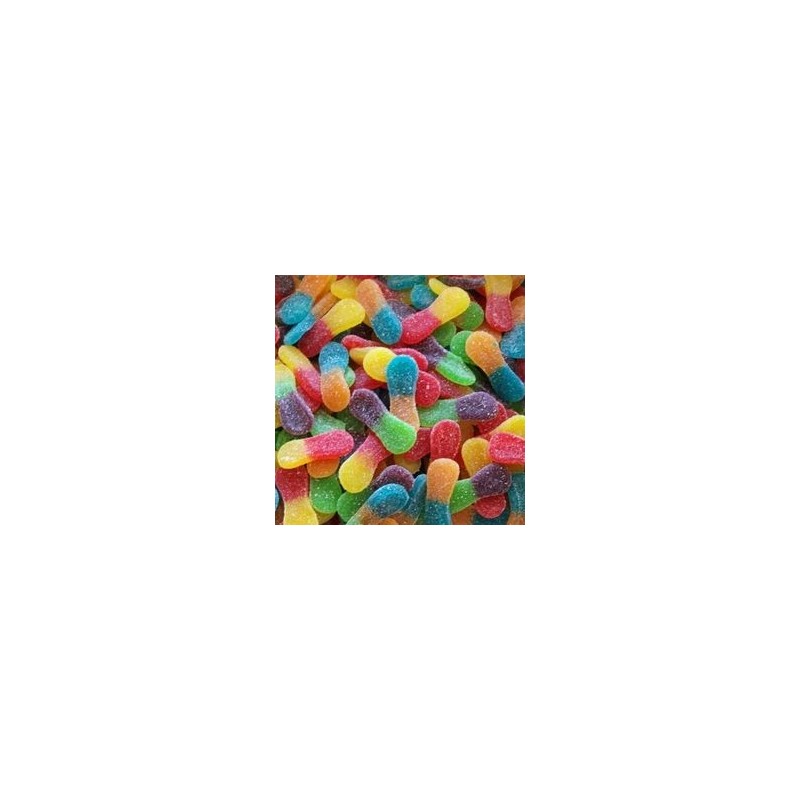 DULCEPLUS Langues Multicolores sucrées 100g DULCEPLUS Langues Multicolores sucrées 100g