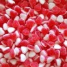 DULCEPLUS Petits cœurs fraises-crème sucrés100g