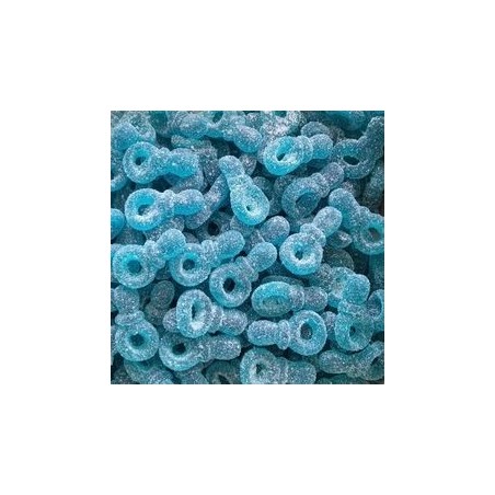 DULCEPLUS Tétines bleues framboise sucrés 100g