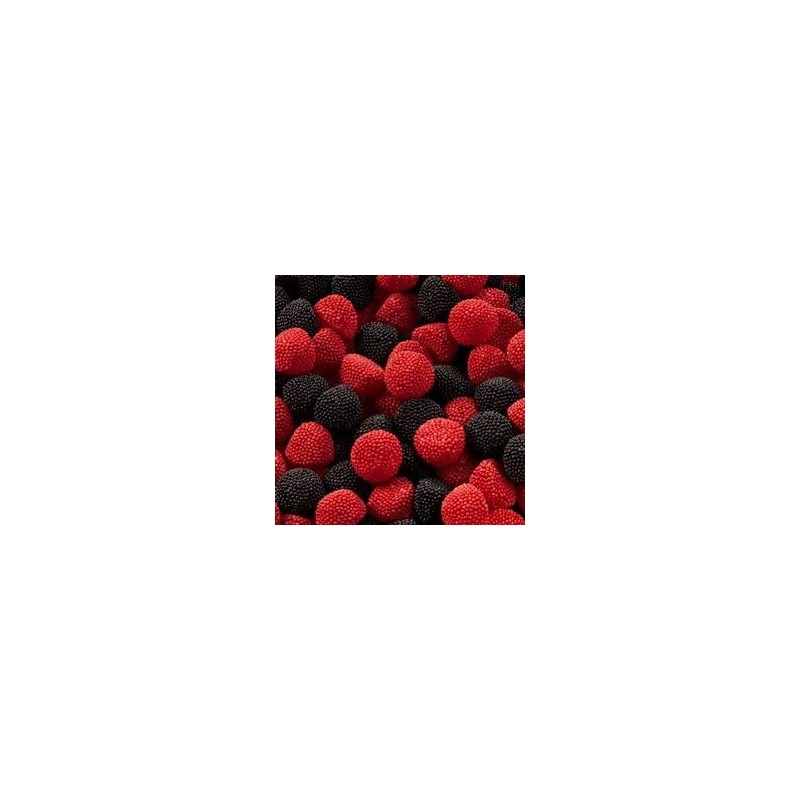DULCEPLUS Mûres perlées rouges et noires 100g DULCEPLUS Mûres perlées rouges et noires 100g