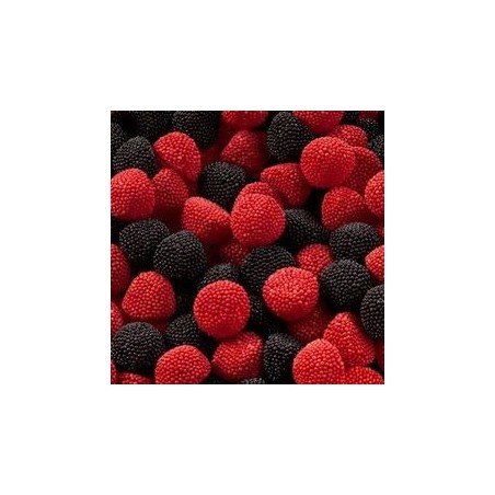 DULCEPLUS Mûres perlées rouges et noires 100g